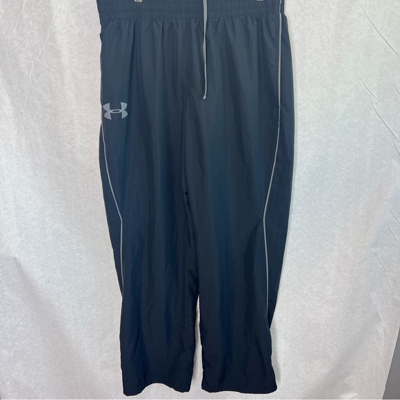 5/$25 Under Armour Black Track wind Pants Storm xl - Picture 1 of 7